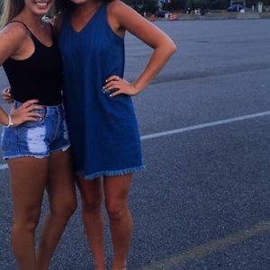 denim dress